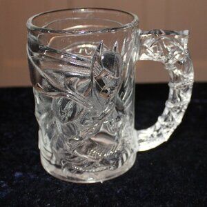 Collectible Batman Forever Glass Drinking Cup Mug